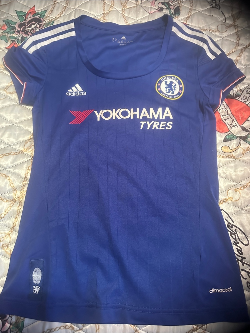 adidas Chelsea Home Jersey - Blue womens size uk xs Us xs